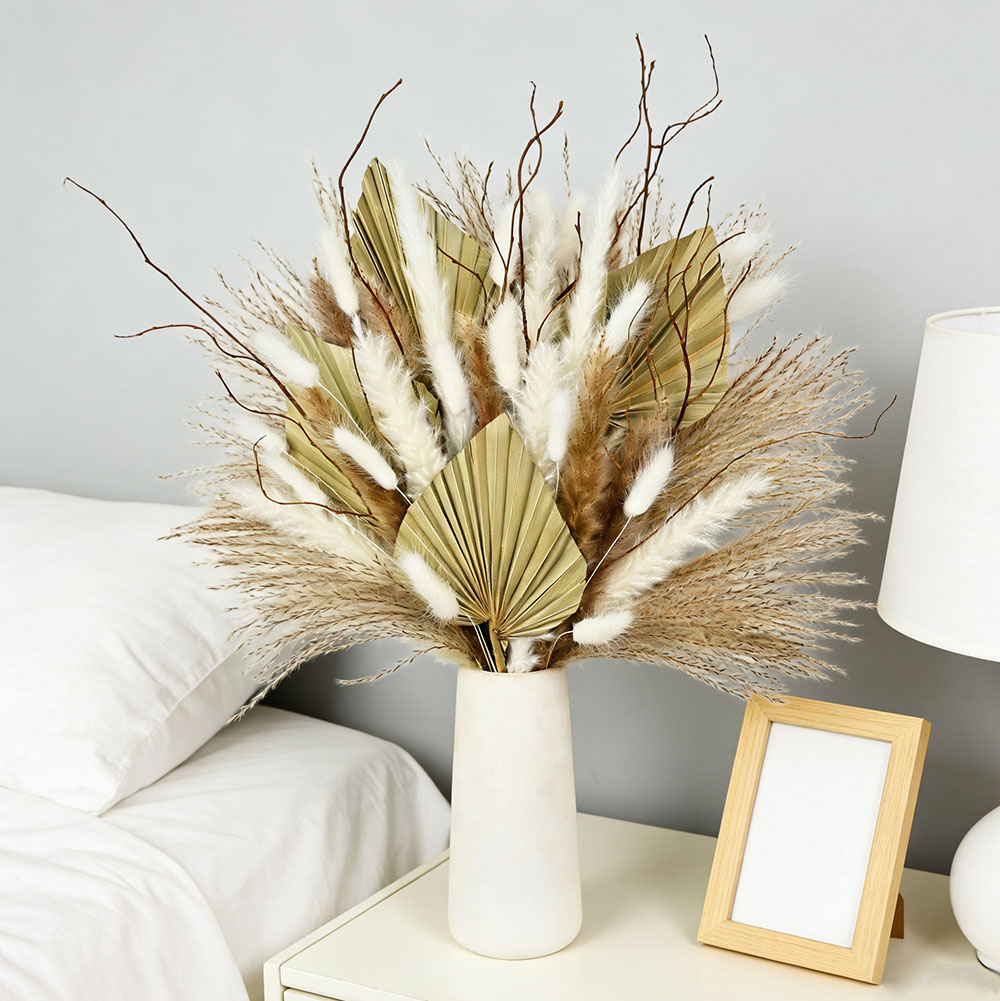 Palm Leaf Dried - Naturalny Bukiet Suszonych Liści Palmy Mieszanka