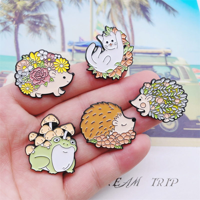 Kreatywne rośliny kwiaty zwier – Flower Frog Pin recenzja i cena
