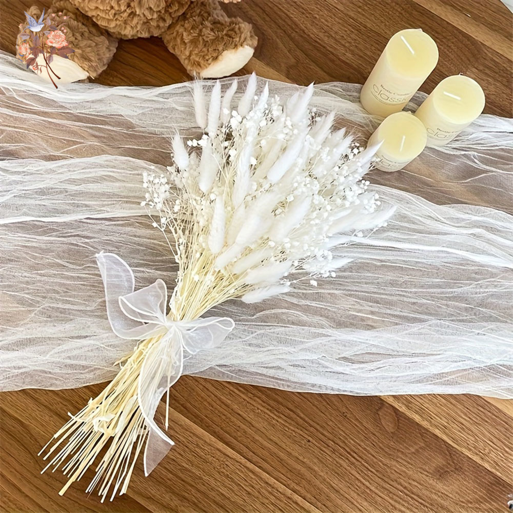54 szt. Białe Suszone Kwiaty B – Dried Flower Bunch recenzja i cena