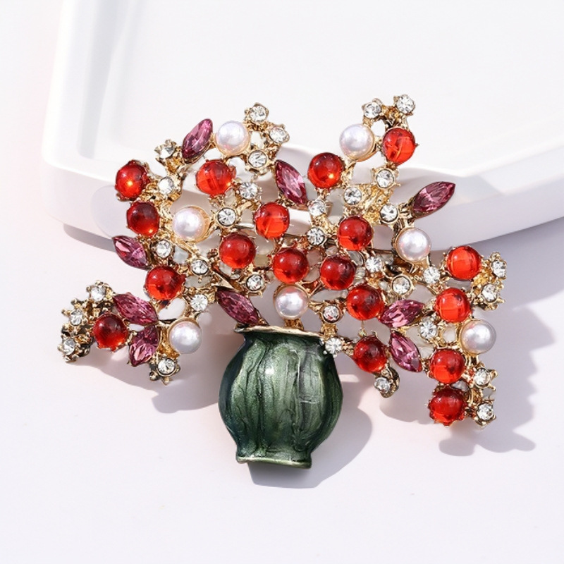 Vintage Broszka Zwierzęca Pies – Flower Frog Pin recenzja i cena