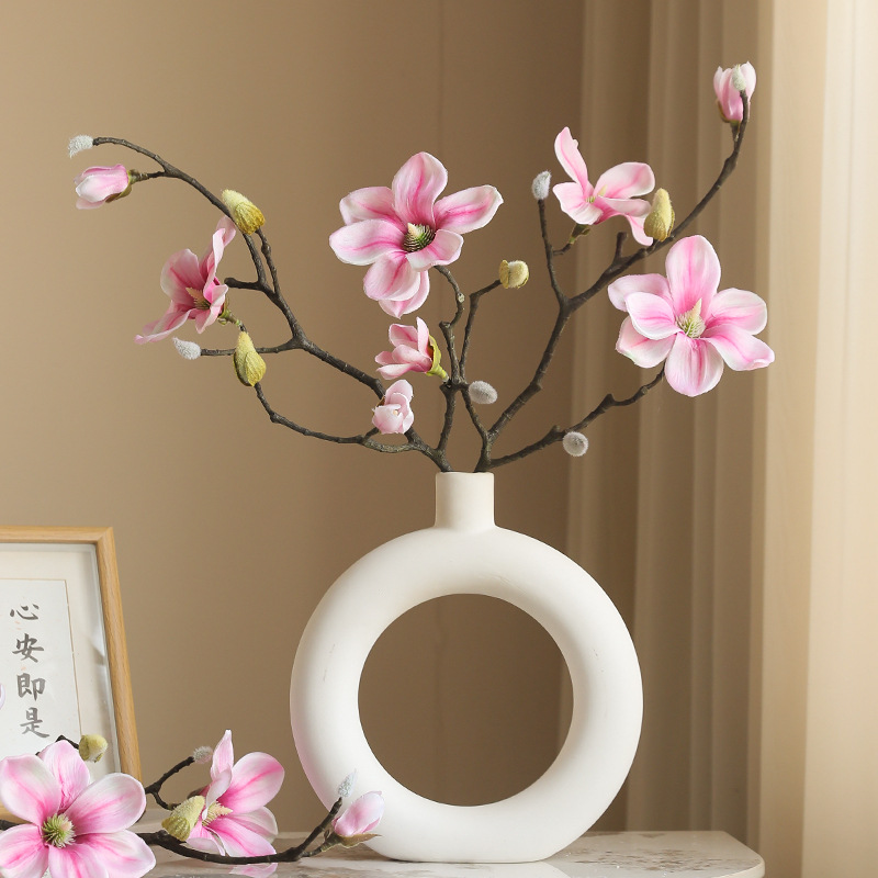 58cm Retro Artificial Magnolia – Dried Flower Bunch recenzja i cena