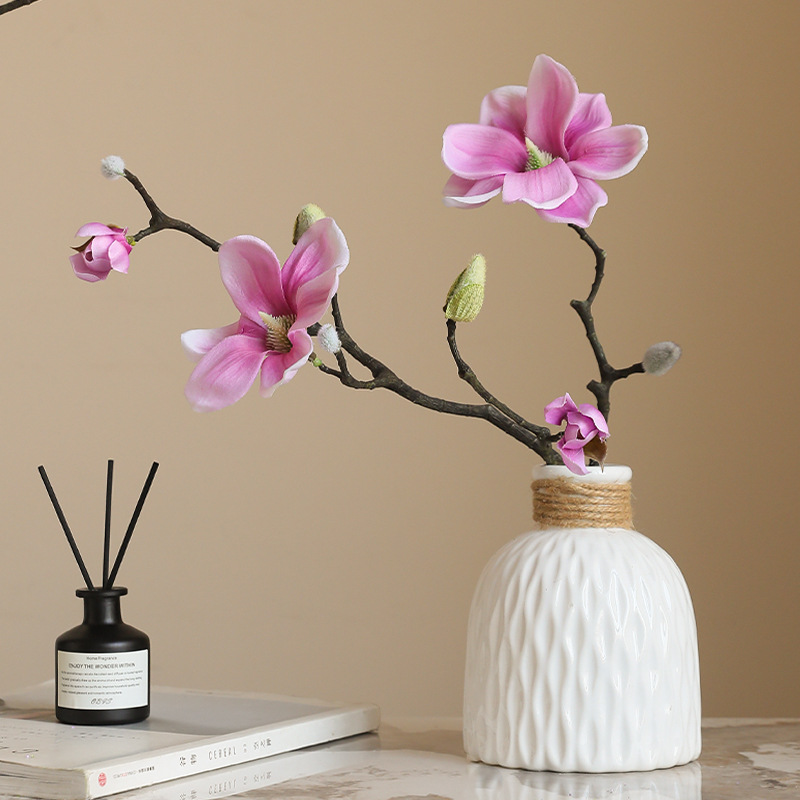 58cm Retro Artificial Magnolia – Dried Flower Bunch recenzja i cena